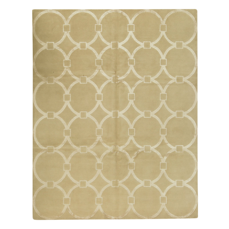Tapis bisque de haute qualité noué à la main