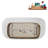 63" Streamline Soaking Glossy White Freestanding Tub and Tray With Internal Drain-101412843