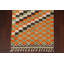 Tapis de couloir damier marocain en laine noué à la main 3 x 13