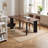 Industrial style solid wood study desk