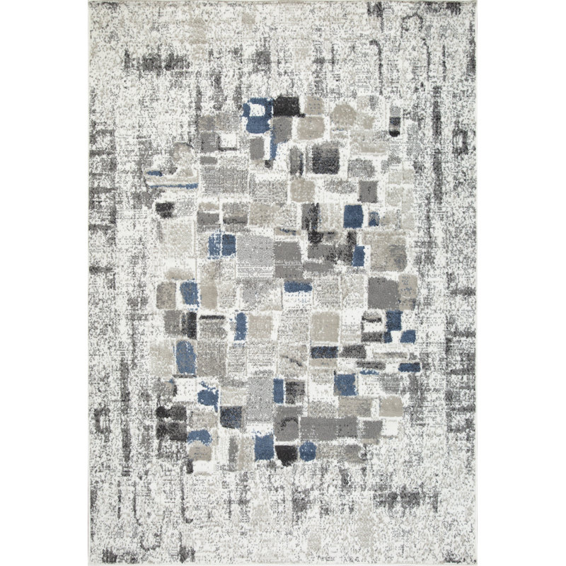Tapis rectangulaire Zarhiya, Rectangle 5 pi 2 po x 7 pi 7 po