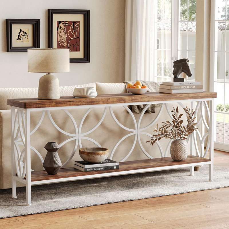 Industrial Sofa Back Table