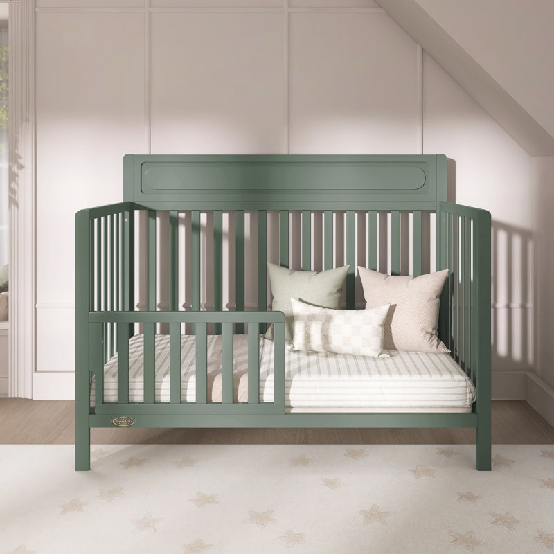  Lit de bébé convertible Avery 5-en-1, Vert pré