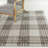 Kage Monte Brown/Gray/Black Classic Plaid Area Rug-1410929471