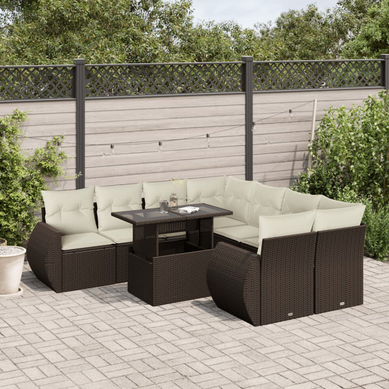 Ensemble de canapé de jardin Vidaxl