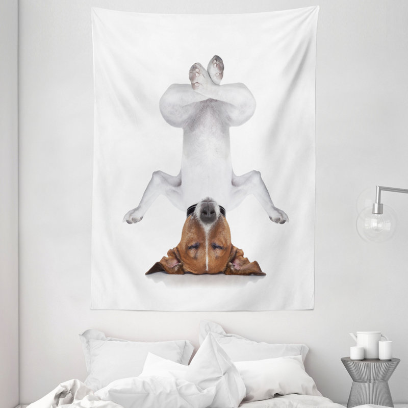 Tapisserie en polyester pour yoga, H 80 po x l 60 po