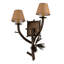 Rustic Lodge 2 - Light Candle Wall Light