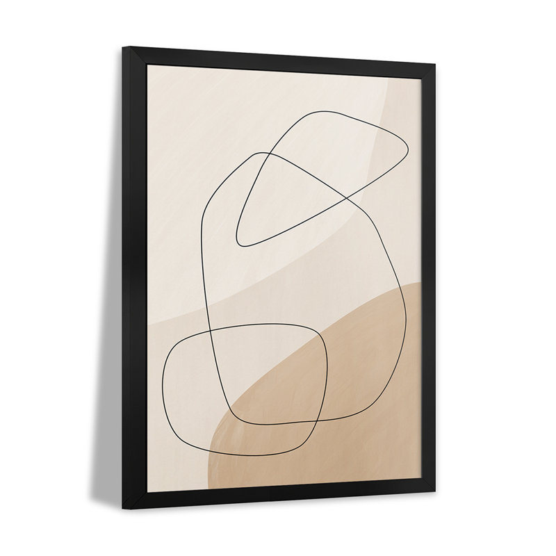 Graphic Shapes A Lines Poster - Wall Art Print - Gallery Poster, 24" H x 16" W