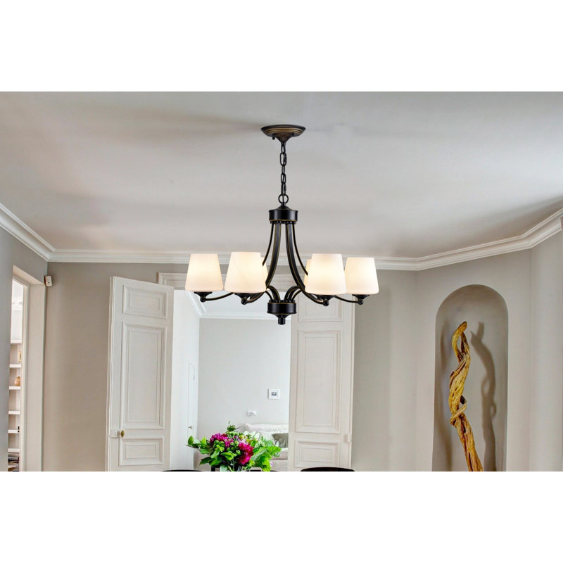 Glawson 6 - Light Dimmable Classic / Traditional Chandelier