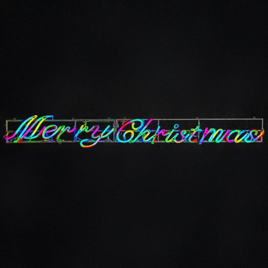 Sign Litelines Merry Christmas, script
