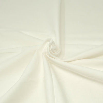44/45" 100% Cotton Bleached Perm Press, White