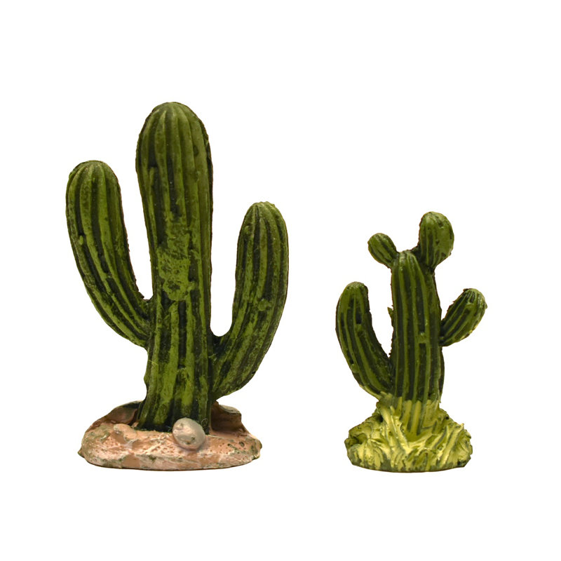 Figurine miniature de paysage de jardin de fée de cactus du désert