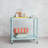 Rubberwood 2-Tier Bar Cart on Wheels