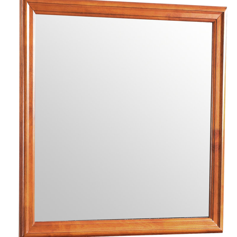 Miroir Louis Phillipe G3160-M, chêne, 38.03" x 38.03", Oak, Square