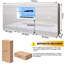 Modern LED TV Cabinet with Storage & High Gloss White Finish for 22-55Inch TVs