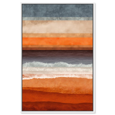 Colour of a Memory Living Room Art Canvas Print by Art Remedy