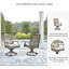 Outdoor Ranch Swivel Patio Chairs