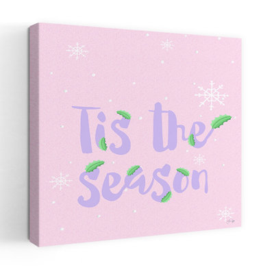 «Tis The Season», art abstrait contemporain hivernal