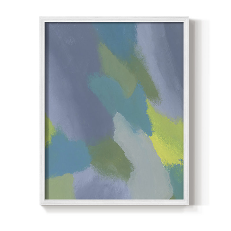 "Lost in Memories IV", reproduction encadrée - bois massif, Blanc, H 10 po x l 8 po