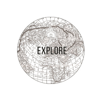 Explore Globe - Wrapped Canvas Print