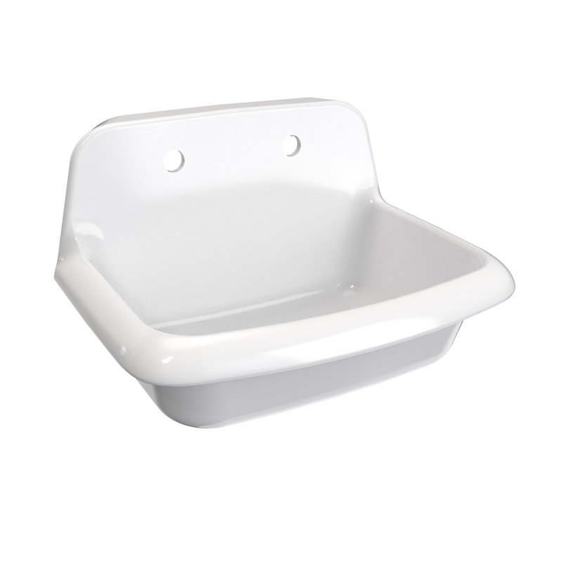 Sapphire 24 W x 15 H Utility Sink, White