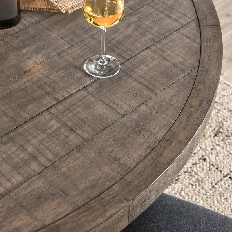 Drexler Armino 60" Solid Wood Dining Table, Gray