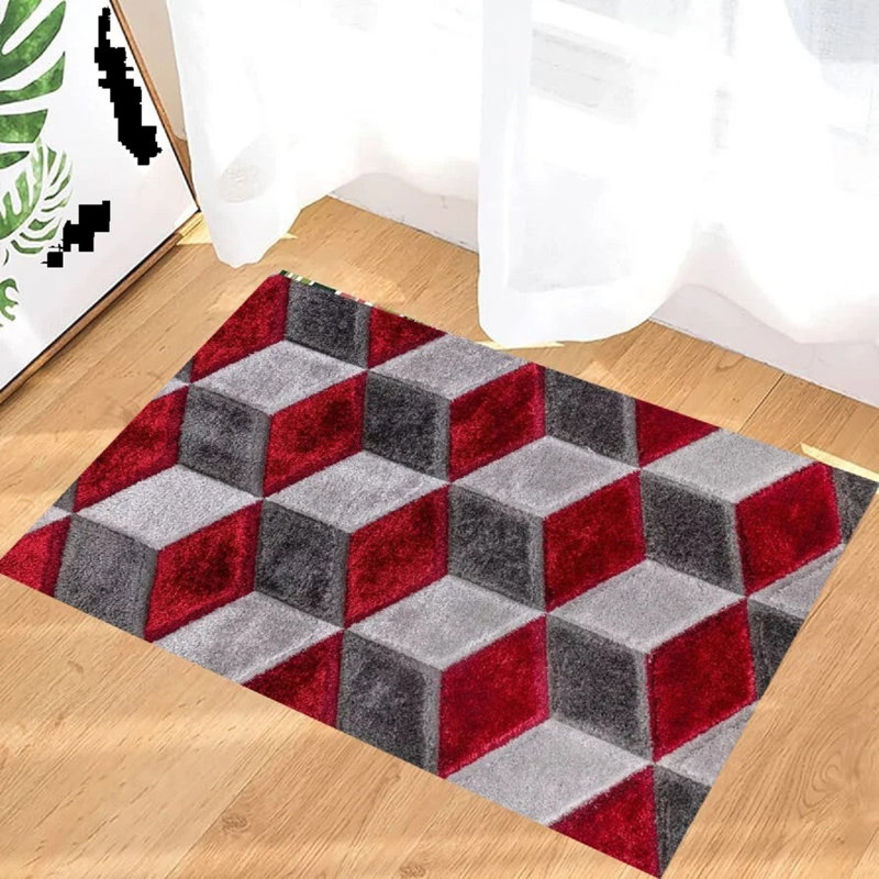 Shag Area Rug, Rectangle 60 x 110 cm