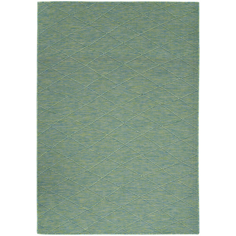 Dakhia Machine Washable Indoor/Outdoor Area Rug, Rectangle 4' x 6'