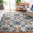 Emrick Hand Tufted Wool Floral Rug-1288375266