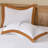 White Hotel Collection Duvet Cover Set with Contrast Flange, 400 Thread Count Long Staple Cotton, OEKO-TEX Certified-107209593-107209590