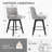 Arleine Swivel 26.7'' Upholstered Counter Stool-1866948341