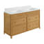 Meuble-lavabo double 60 po avec plateau en quartz Statuario Kennedy-120824471-121676804