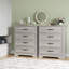 Commode de rangement moderne en bois à 4 tiroirs de 29,6 po Winston Porter