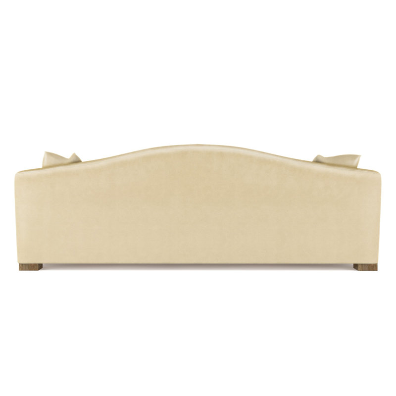 Canapé Horatio, H 33 po x l 84 po x P 36 po, Patiné, Cuir rétro huître