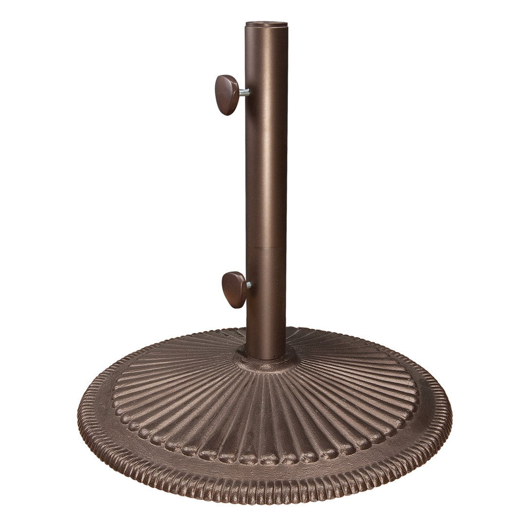 Tomeika Cast Iron Free Standing Umbrella Base Joss & Main Finish: Bronze