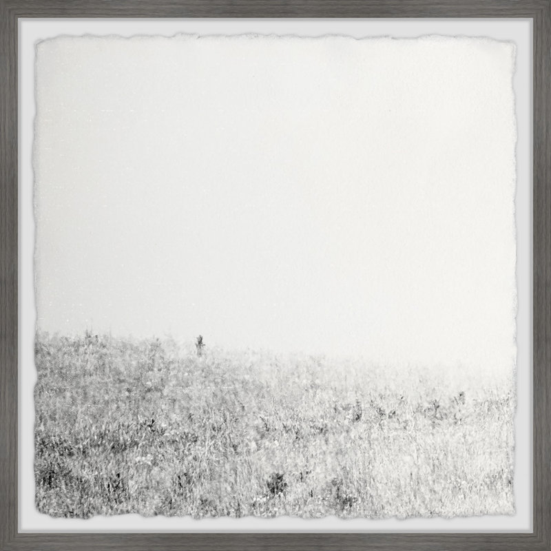 Distant Grazing II by Marmont Hill - 3 Piece Single Picture Frame Print, 12" H X 12" W X 1.5" D