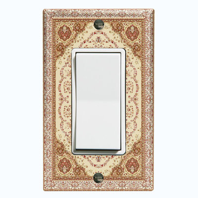 Élégante plaque de tapis à motif de tapis beige