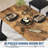 5-Piece Dining Set, Dining Table Set for 4, Table & Chair Set for Home, Apartment w/ 4 Chairs, Padded Seats & Backrests, Metal Frame, Space-Saving Design, Smooth Easy-to-Clean Surface-53484295-53484293