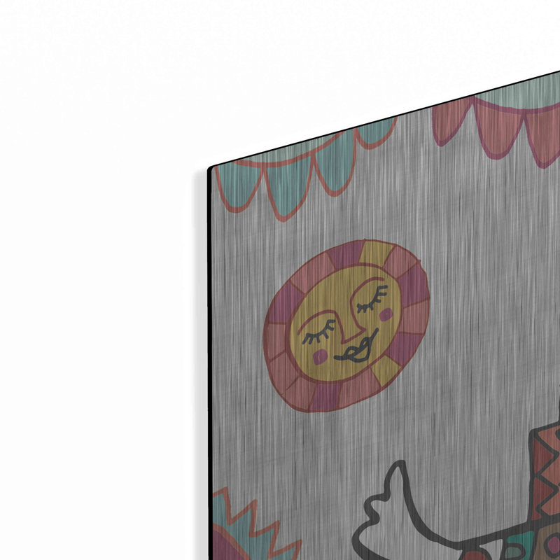«Playful Llamas I» par Farida Zaman, H 36 po x l 36 po