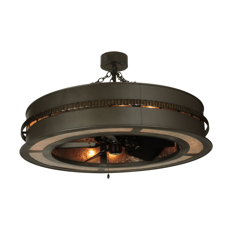 Bjarki 8 - Light Dimmable Drum Chandelier