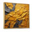 «Vibrant Solstice Mustard Yellow - Abstract», reproduction d'art sur toile encadrée-1632595098-1632595099
