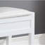 Banc avec rangement pour chaussures Rouen, blanc-425855490