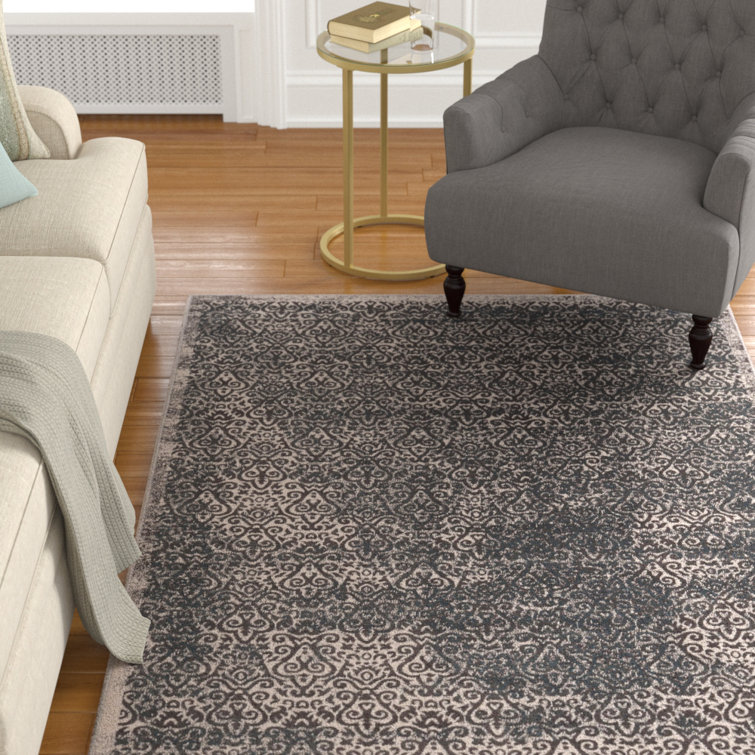 Coeur Geometric Beige/Gray Area Rug