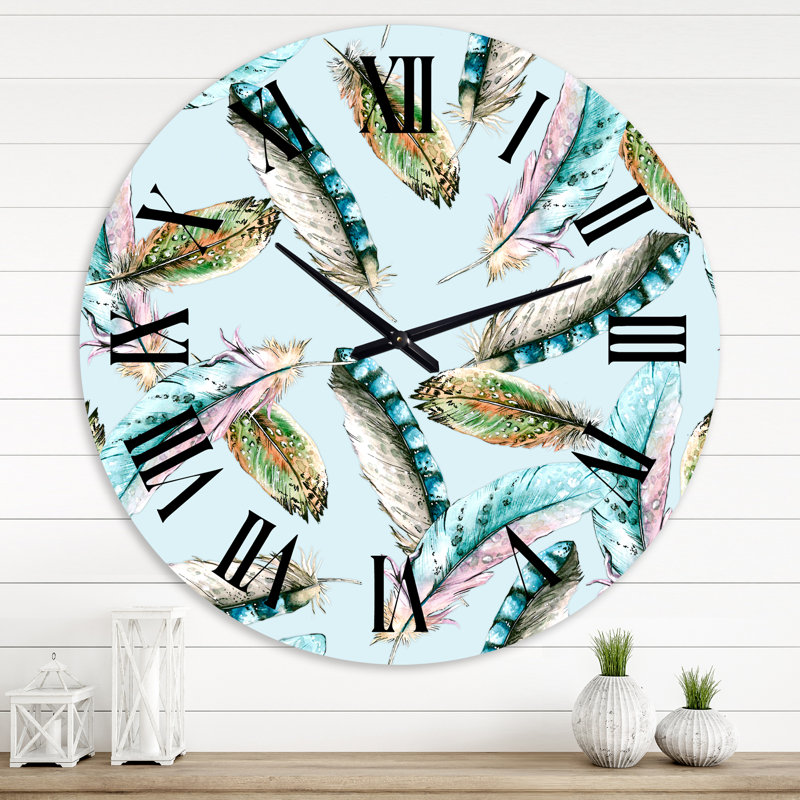 Horloge murale bohème et éclectique, Moyenne