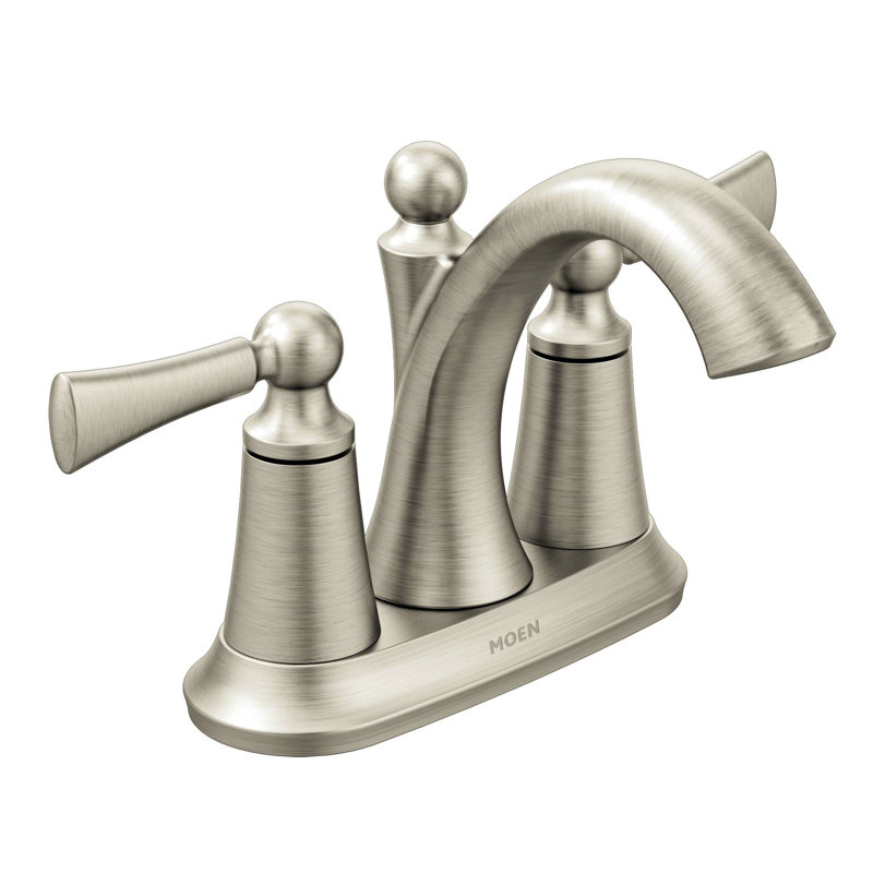 Robinet à centre 4" Wynford, Nickel brossé