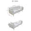Canapé d'appoint rembourré avec poches latérales Modern Teddy-121083774