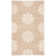 Damask Handmade Tufted Beige/Ivory Area Rug