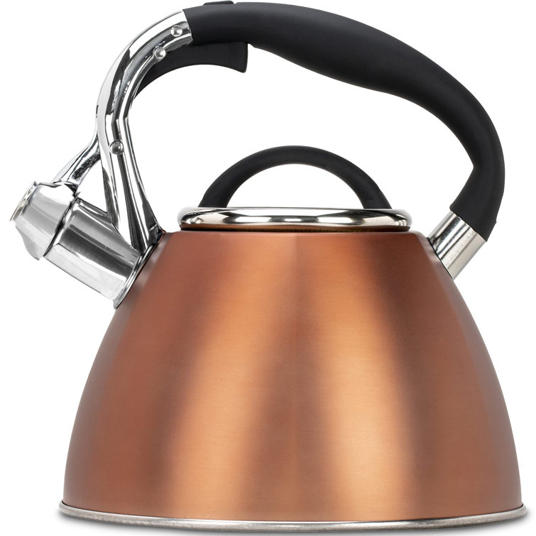 Supreme Housewares 2 Quarts Stainless Steel Whistling Stovetop Tea Kettle