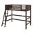 Solid Wood Loft Bed With Ladder-272117117