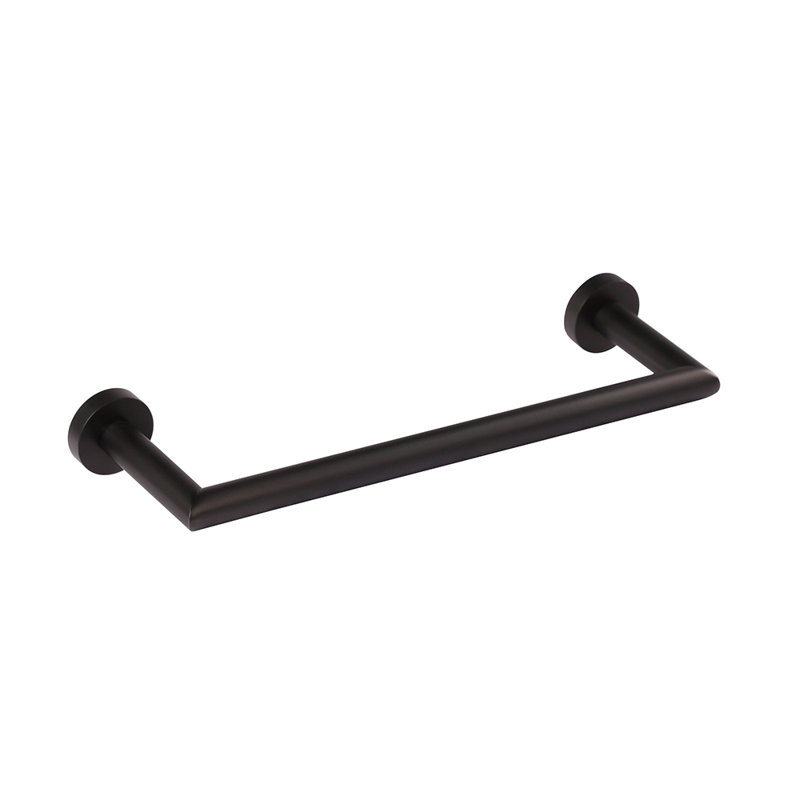 Ronda 1 Wall Mounted Towel Bar, 1.625'' H x 12.125'' L x 3.625'' D, Matte Black